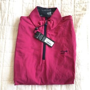 New with tags Long sleeve quarter zip golf pull over
